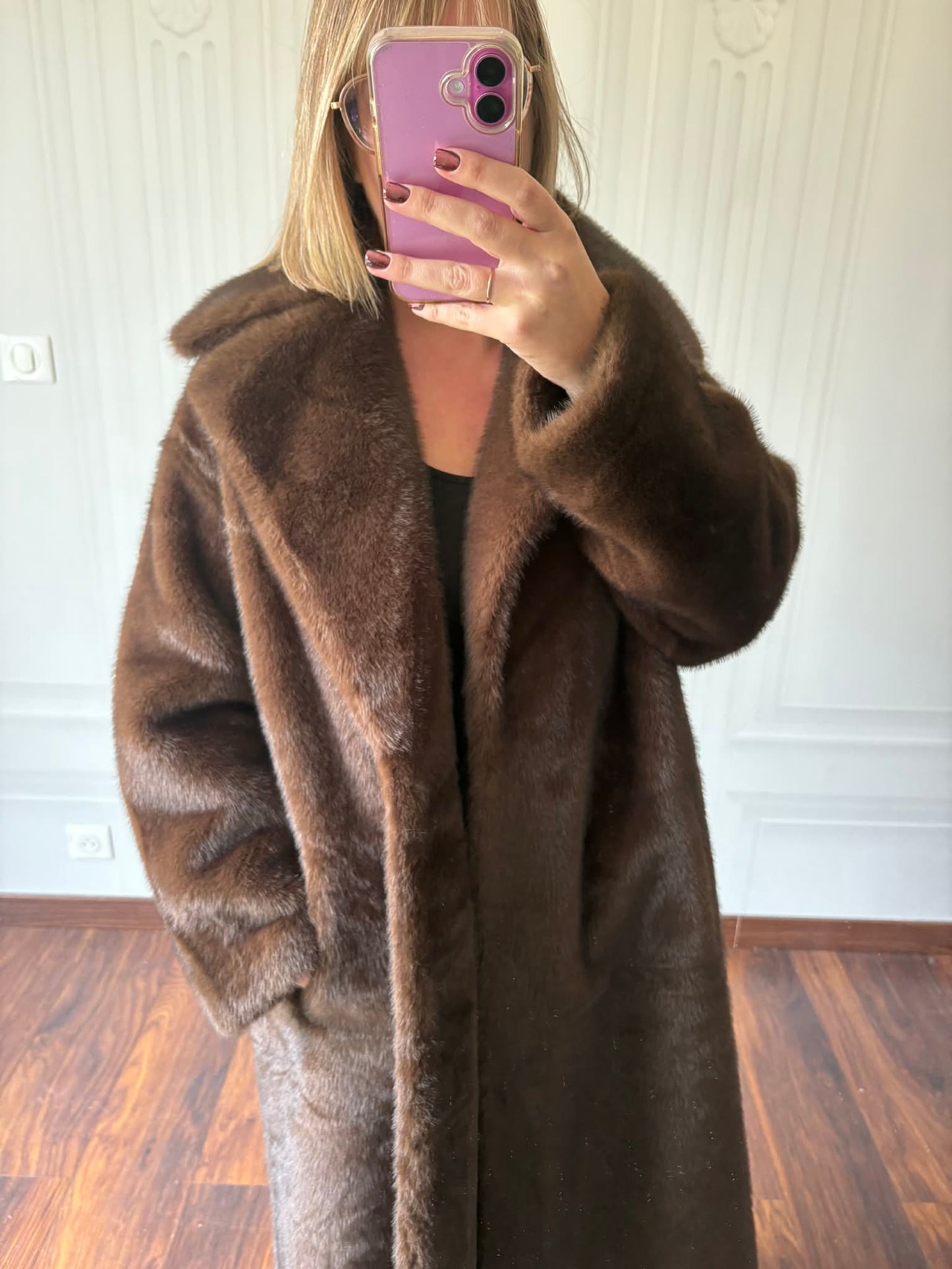 Fourrure Maya marron