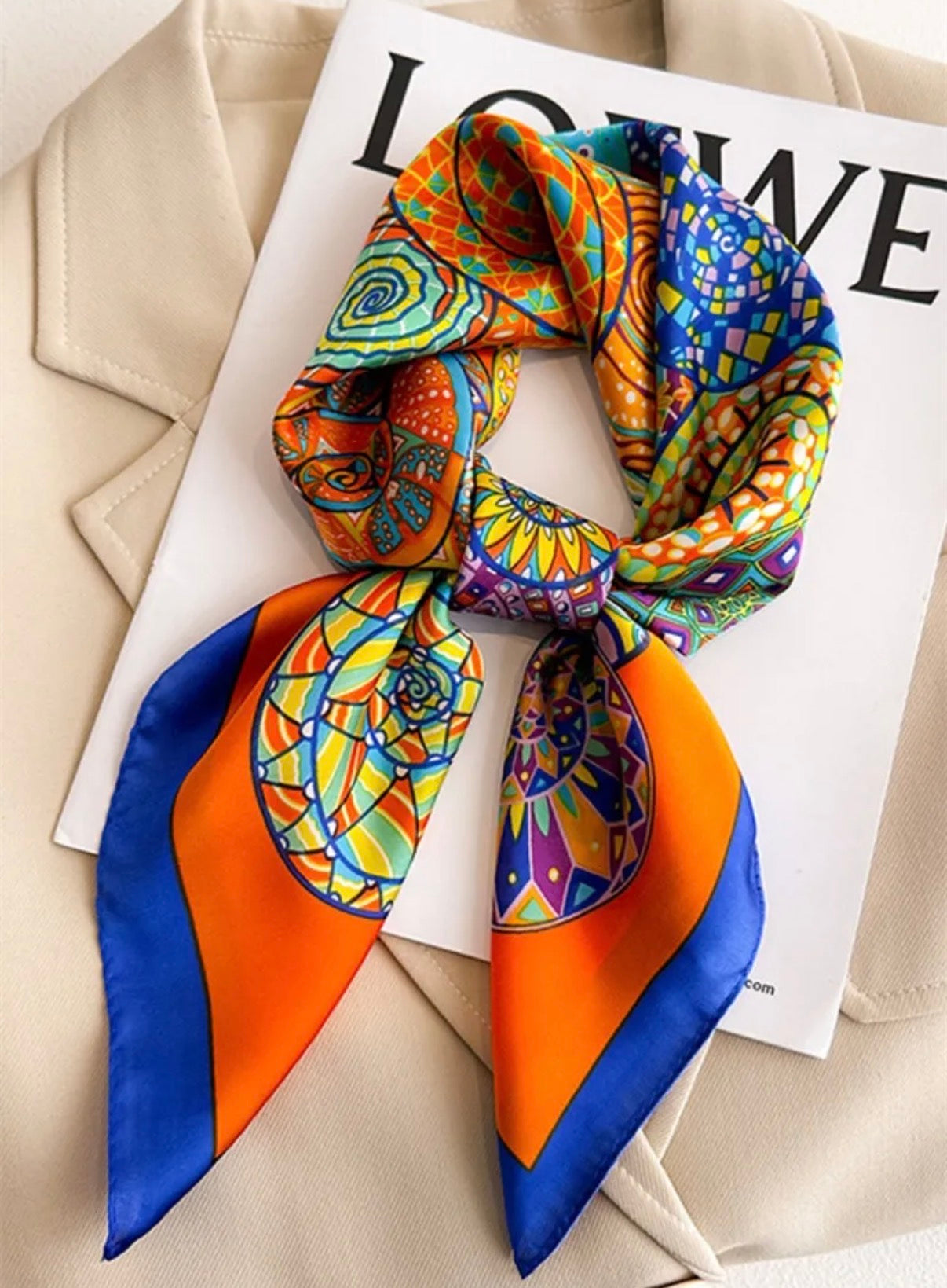 Foulard Santorin