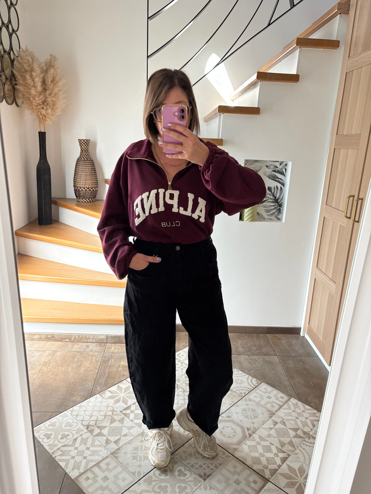 Sweat Alpine bordeaux