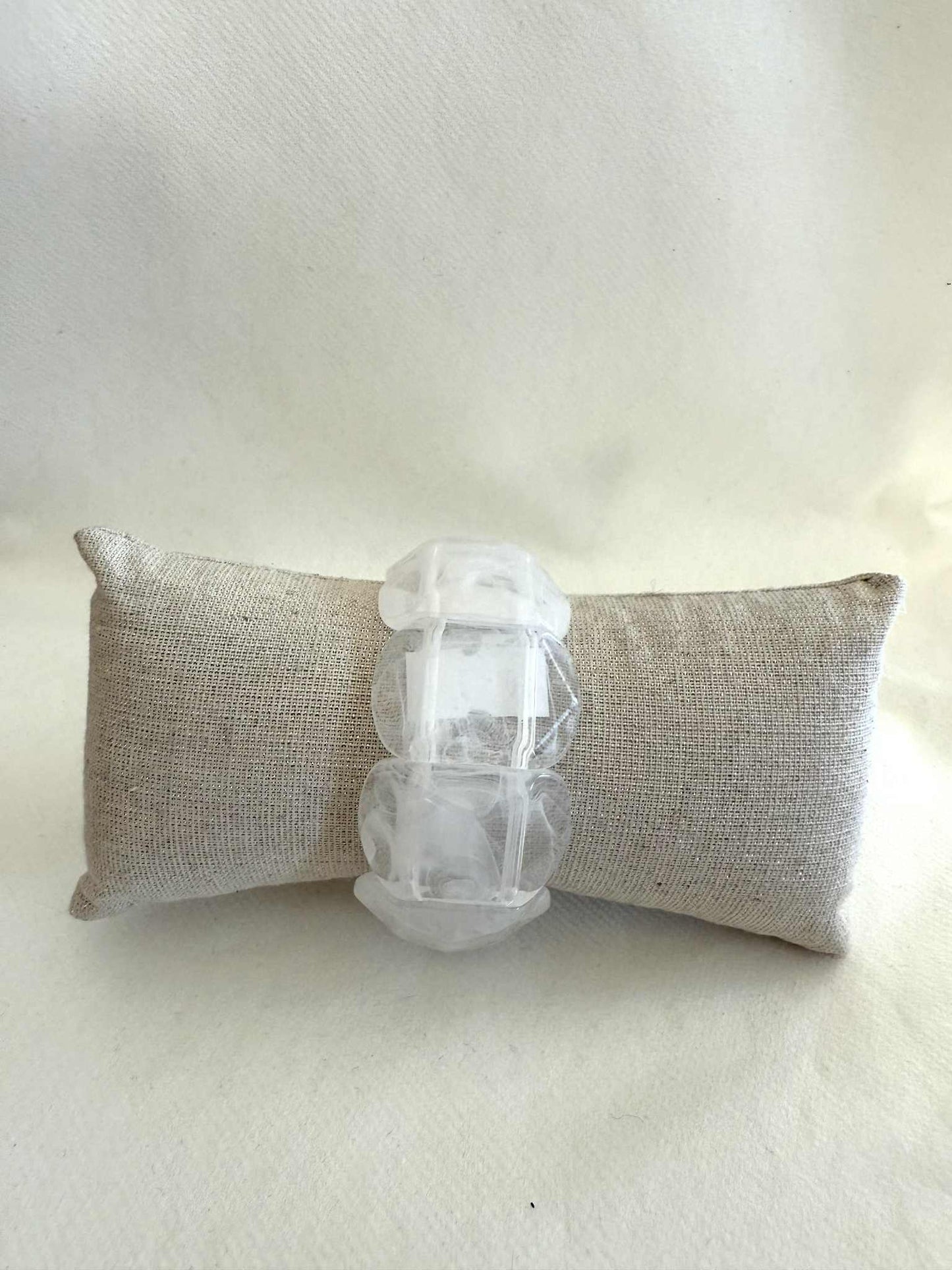 Bracelet blanc Noémie