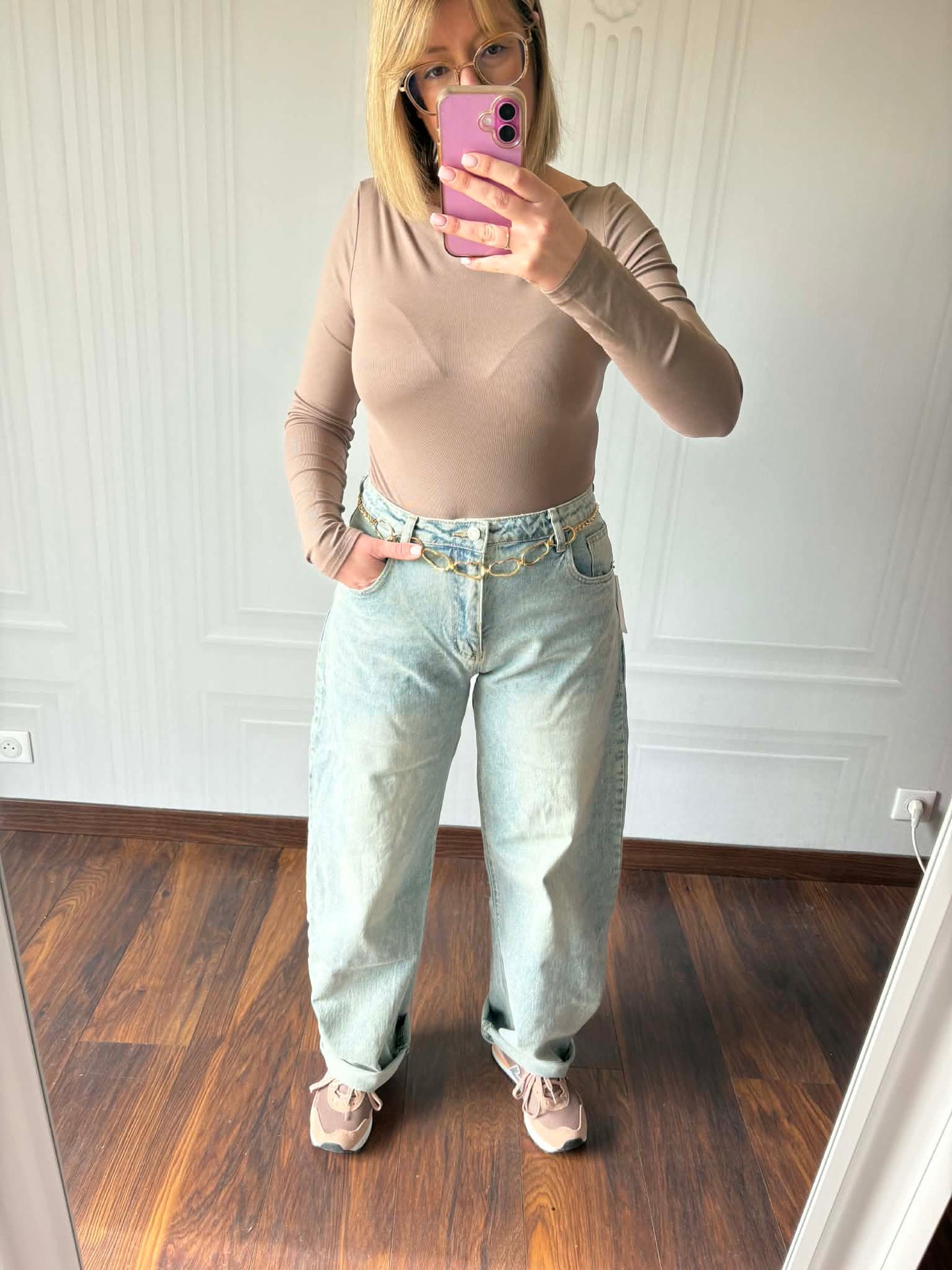 T-shirt taupe Julia