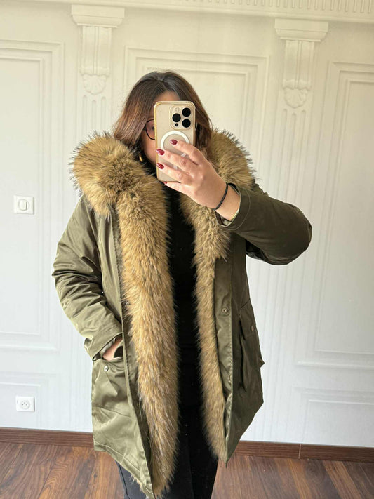 Manteau Léna kaki