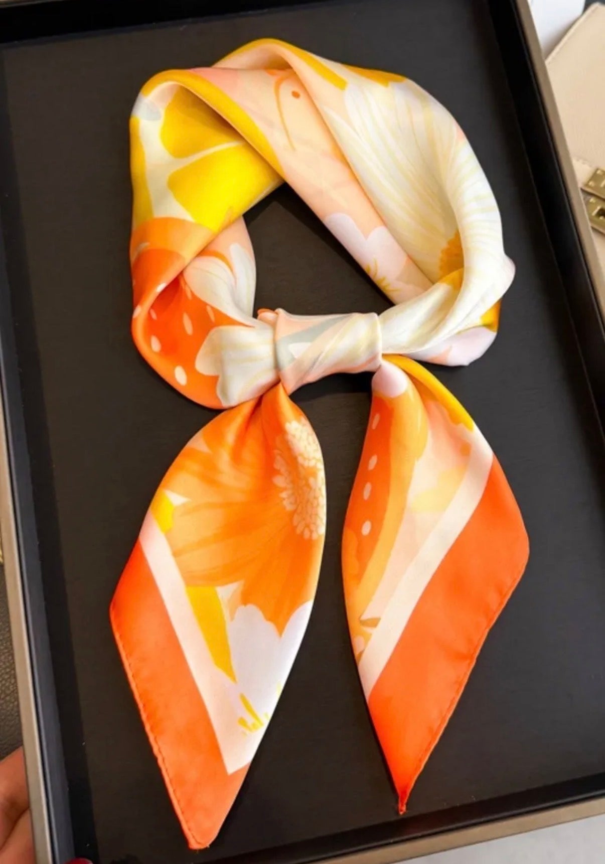 Foulard Limocello orange