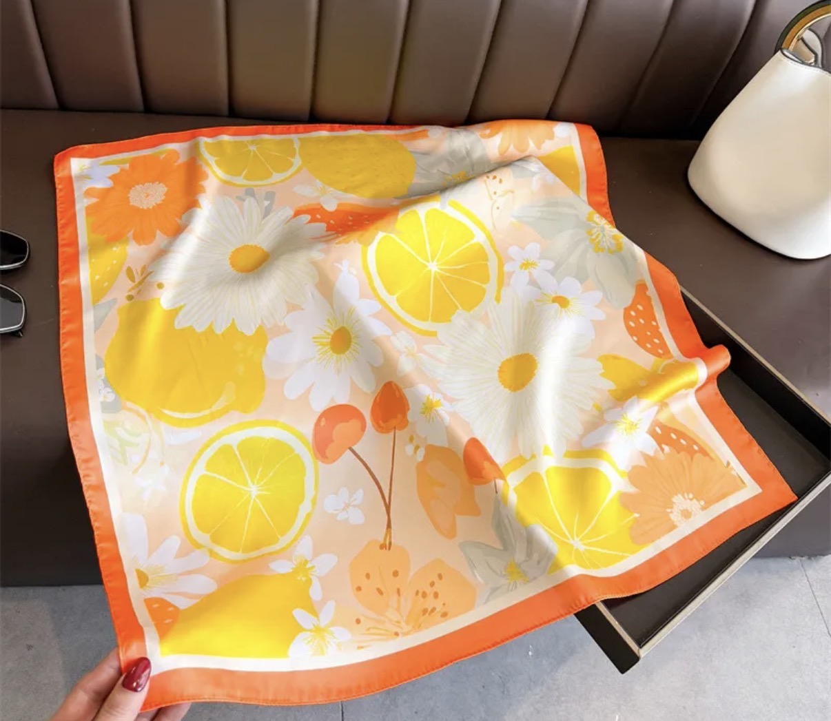 Foulard Limocello orange