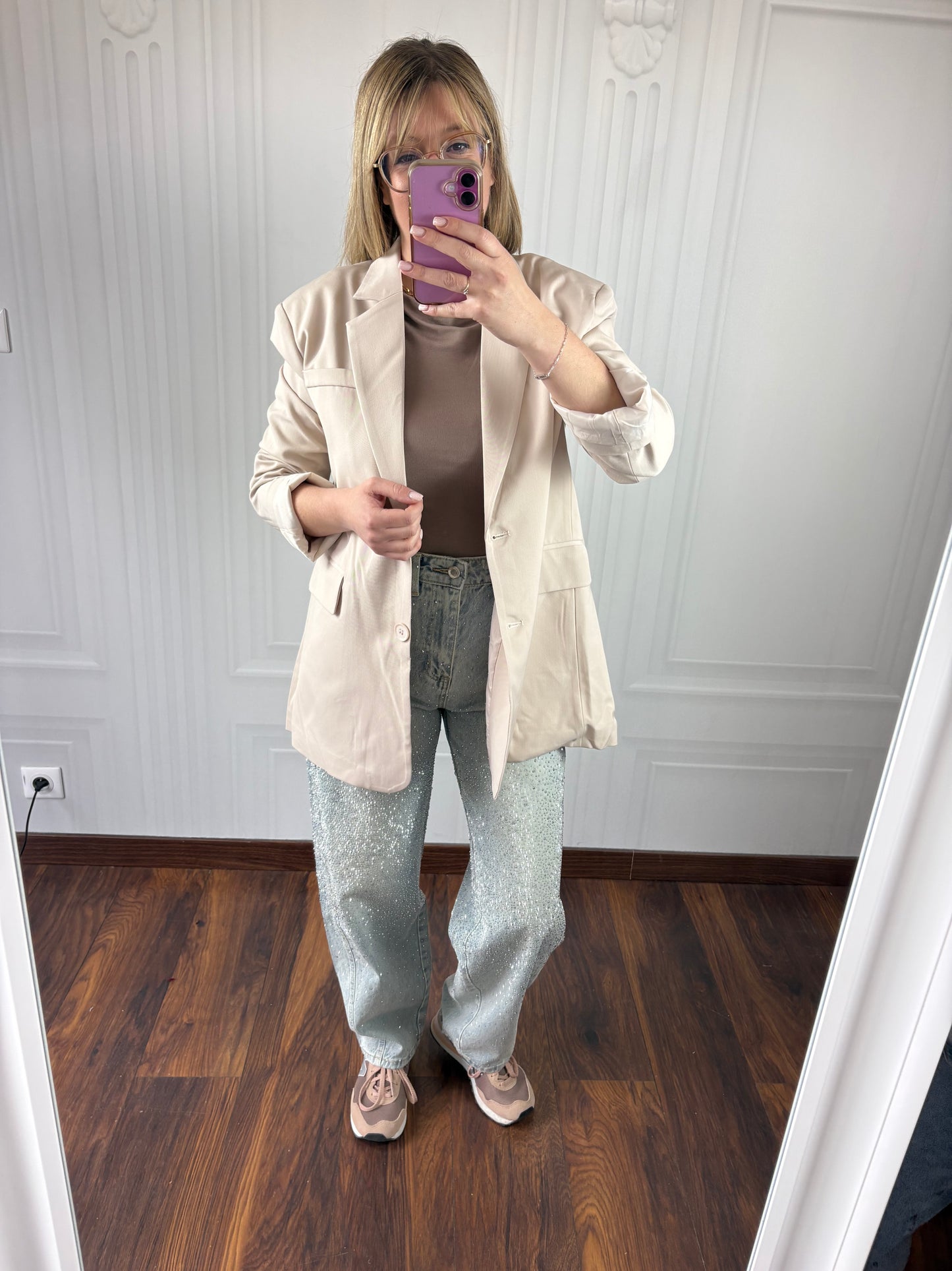 Jeans paillettes