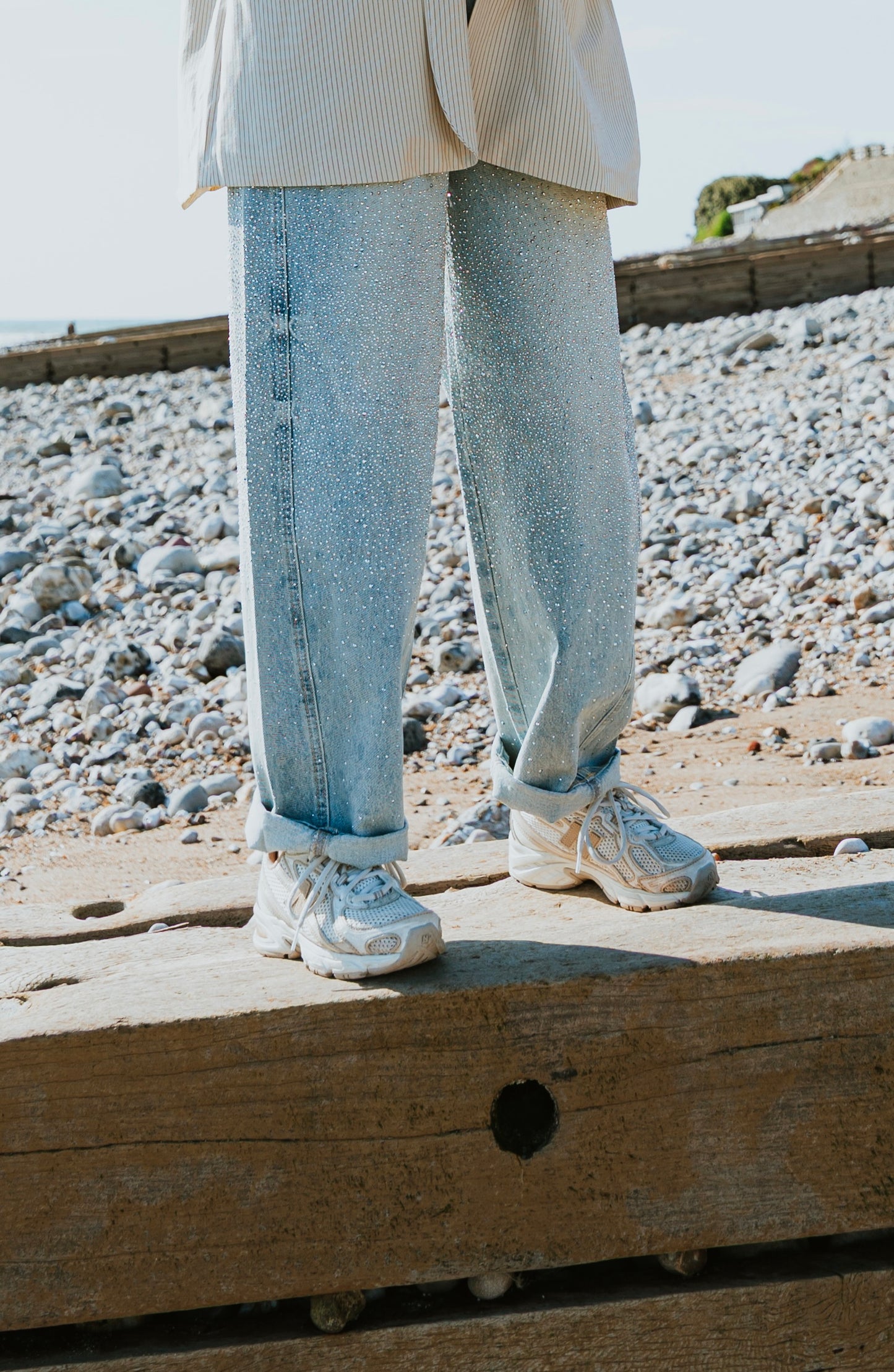 Jeans paillettes
