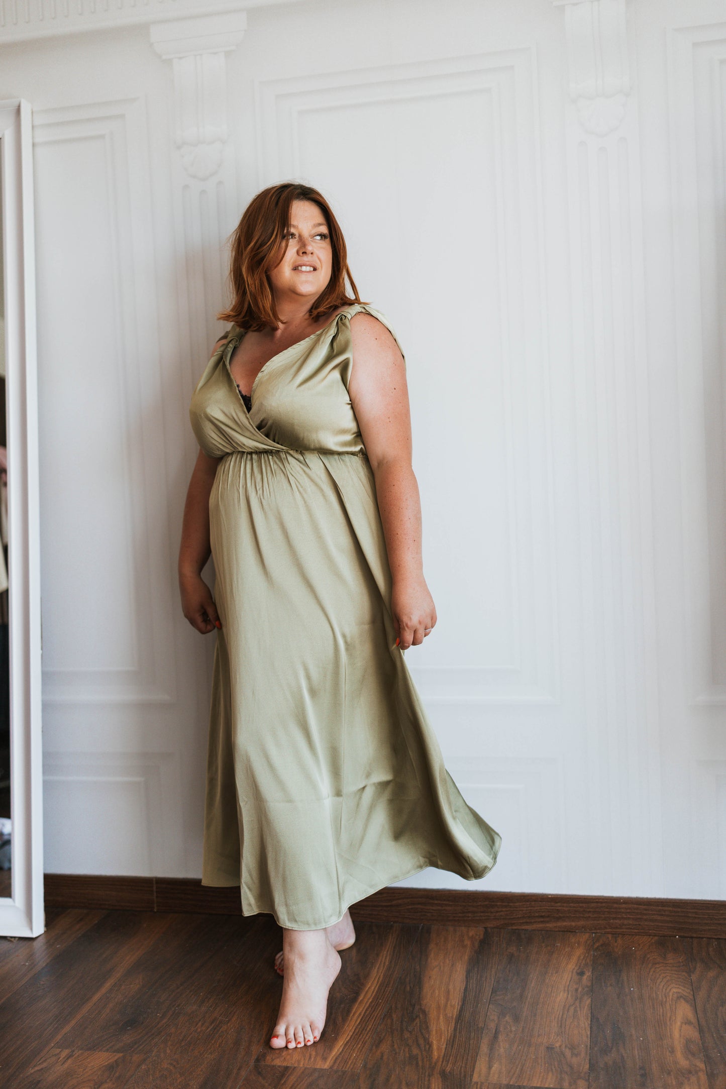 Robe Alya vert