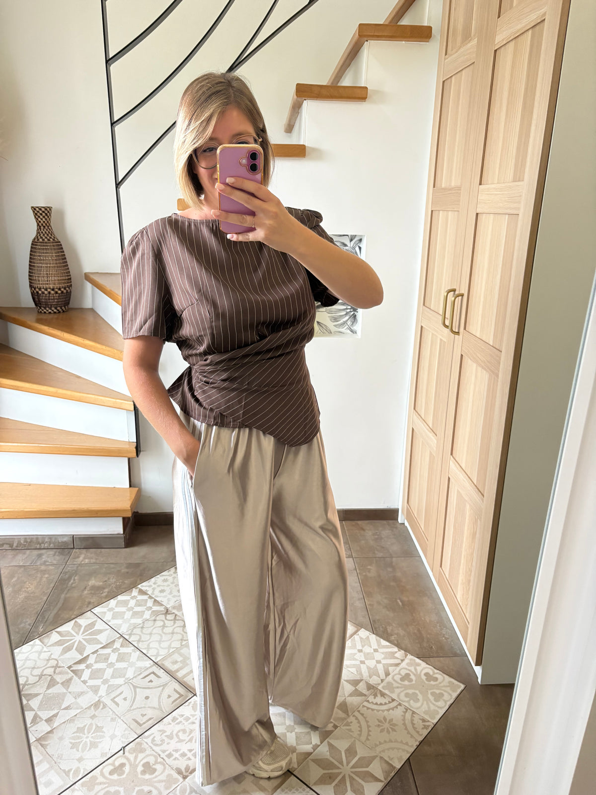 Pantalon Jeanne beige
