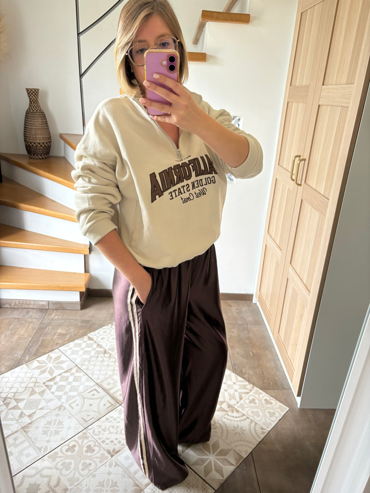 Pantalon Jeanne marron