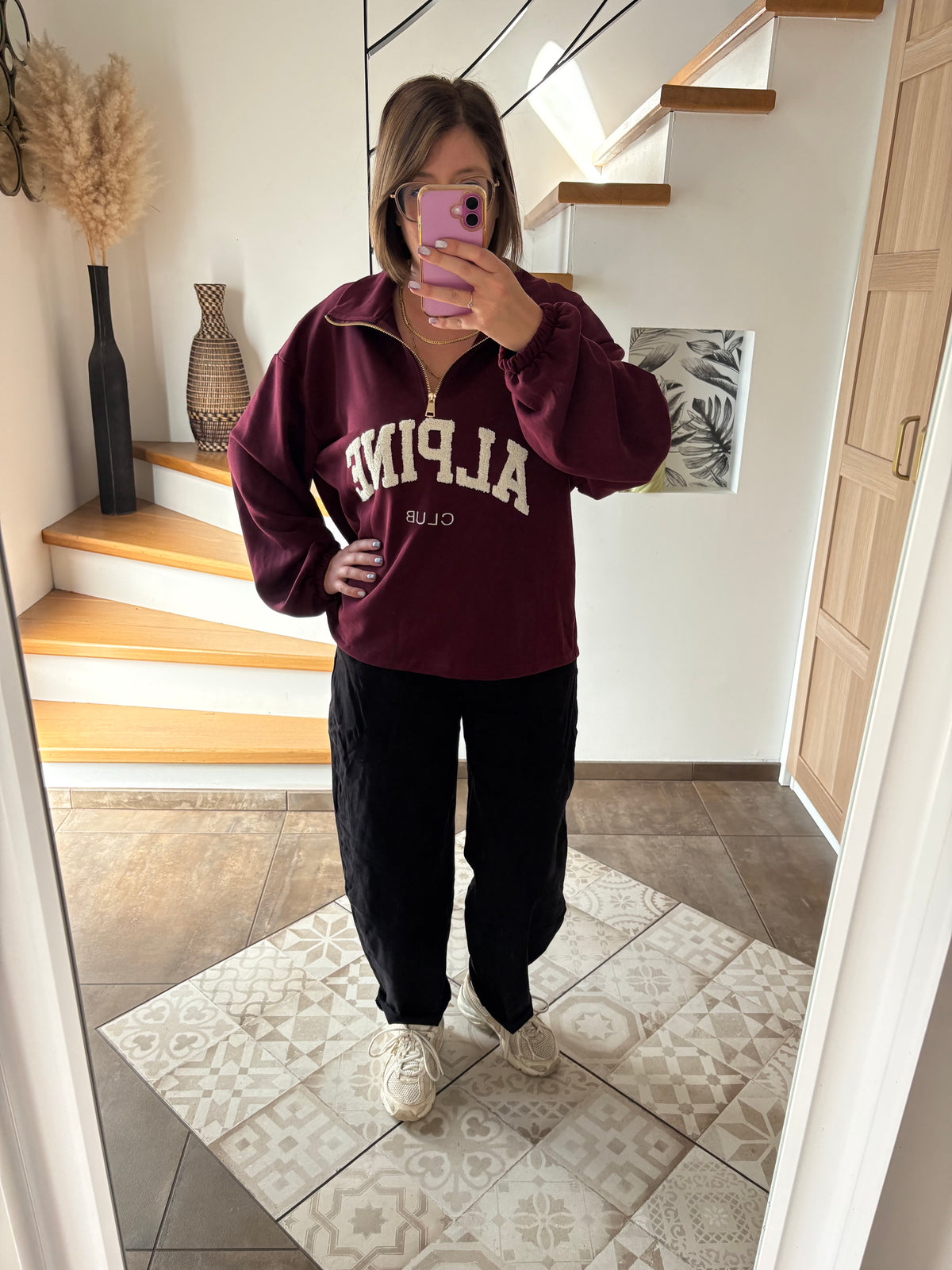 Sweat Alpine bordeaux