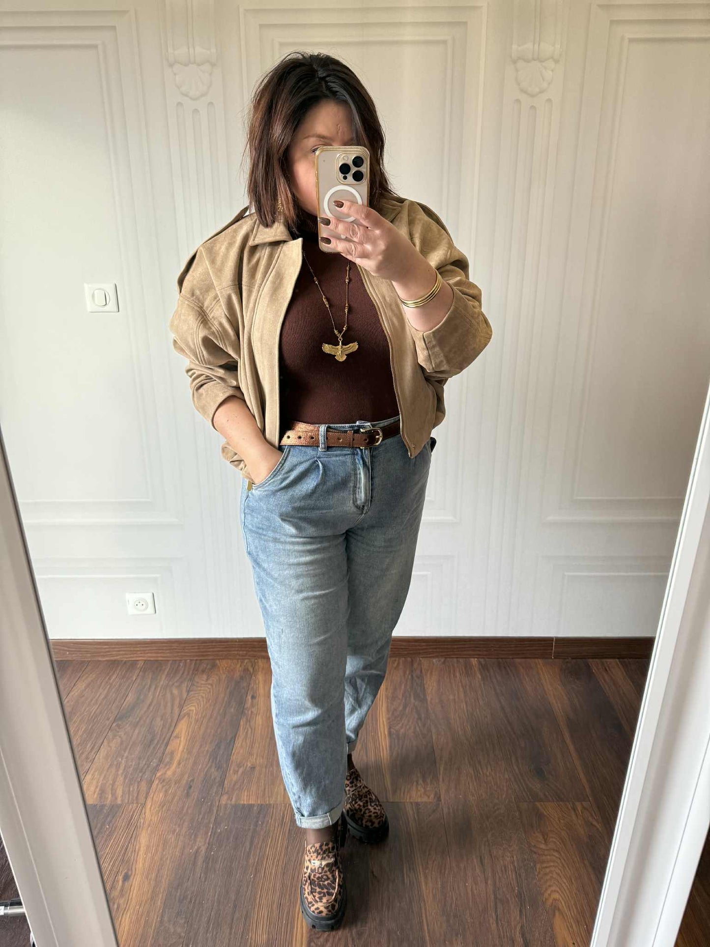 Sous-pull Nora marron