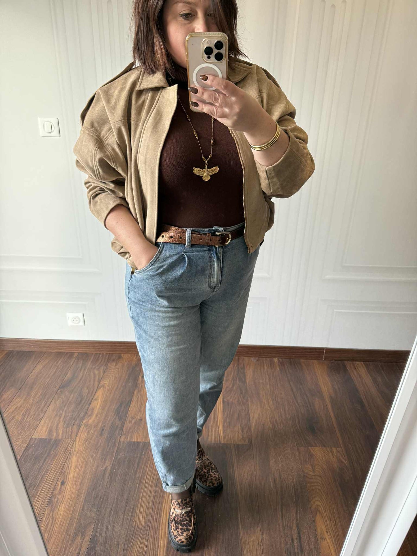 Sous-pull Nora marron