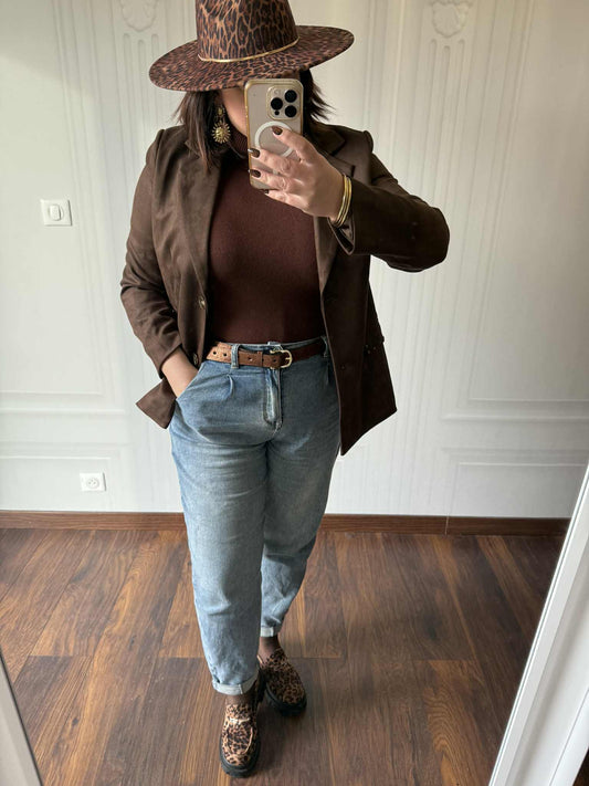 Sous-pull Nora marron