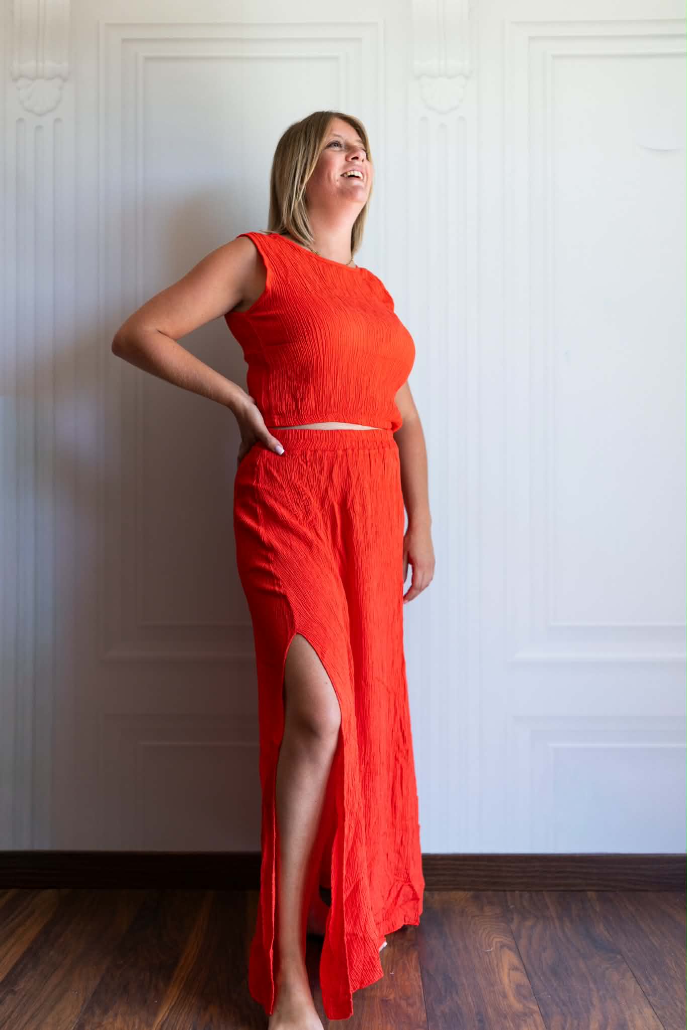 Ensemble Alma orange