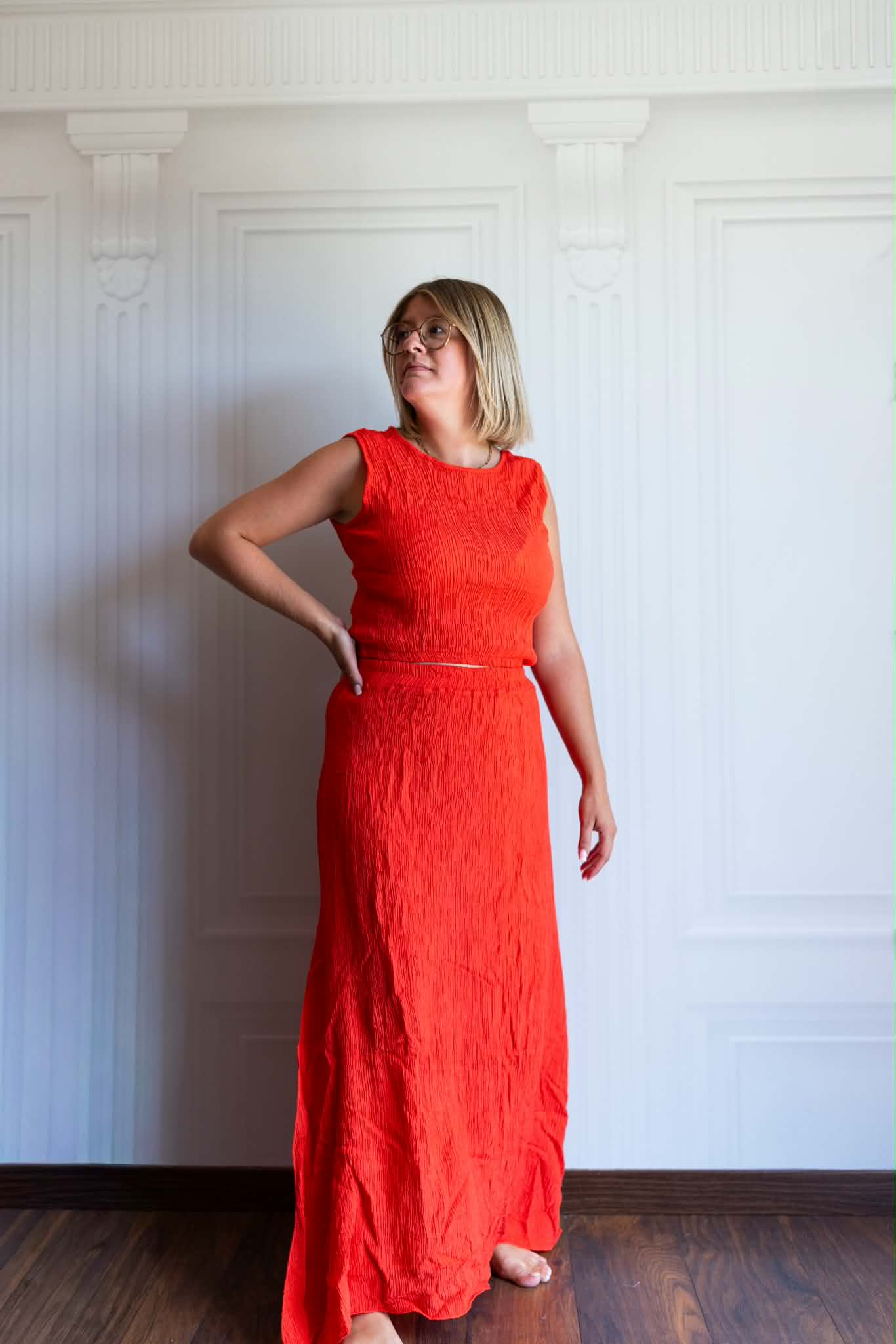Ensemble Alma orange