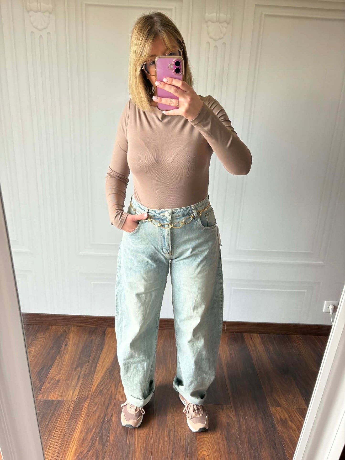 T-shirt taupe Julia