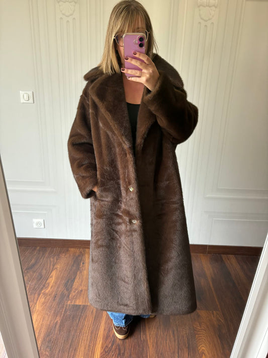 Fourrure Maya marron